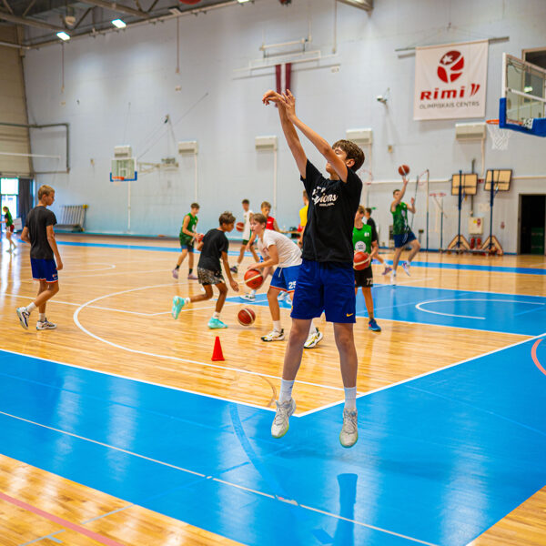 Basketbola treniņi Rimi Olimpiksajā centrā