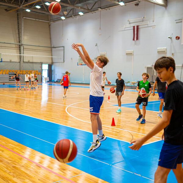 Basketbola treniņi Rimi Olimpiksajā centrā