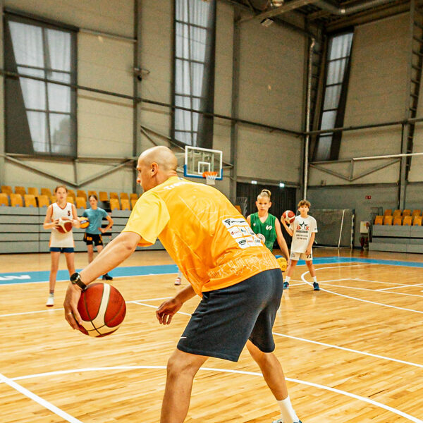 1. basketbola treniņš vasaras sezonā