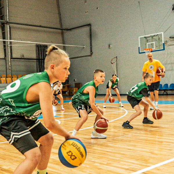 1. basketbola treniņš vasaras sezonā