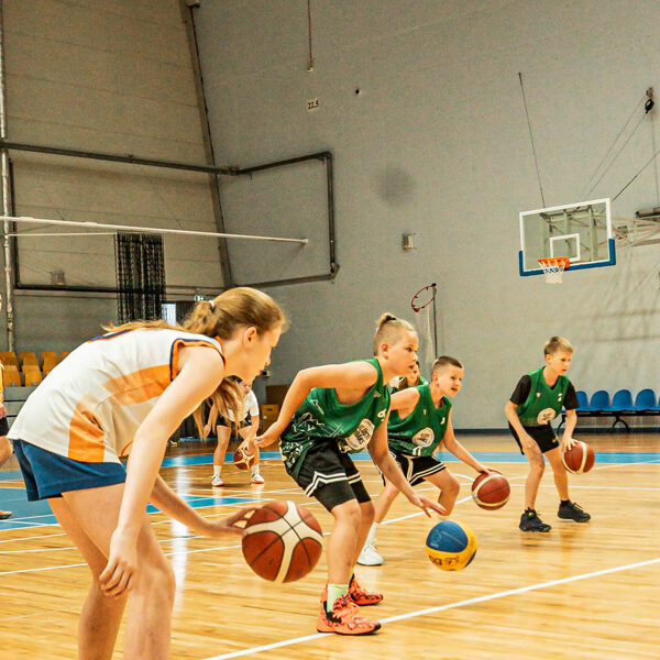 1. basketbola treniņš vasaras sezonā