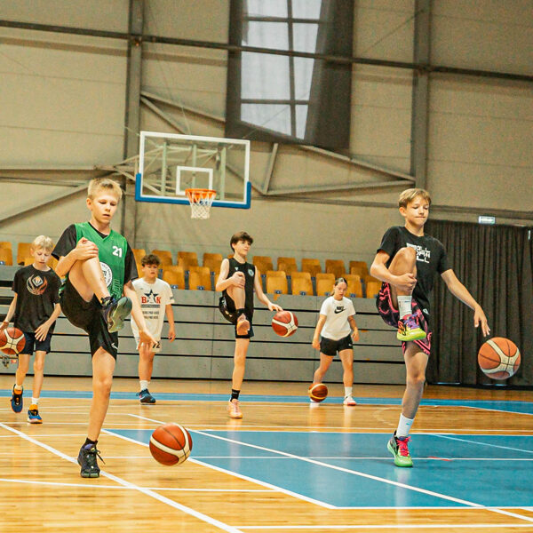 1. basketbola treniņš vasaras sezonā