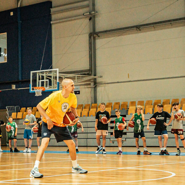 1. basketbola treniņš vasaras sezonā