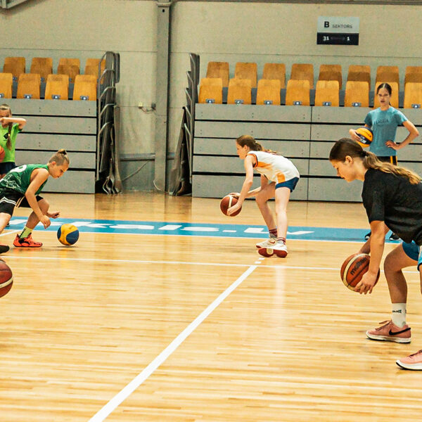 1. basketbola treniņš vasaras sezonā