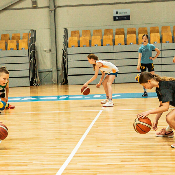 1. basketbola treniņš vasaras sezonā