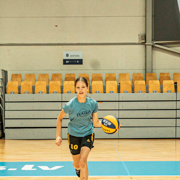 1. basketbola treniņš vasaras sezonā