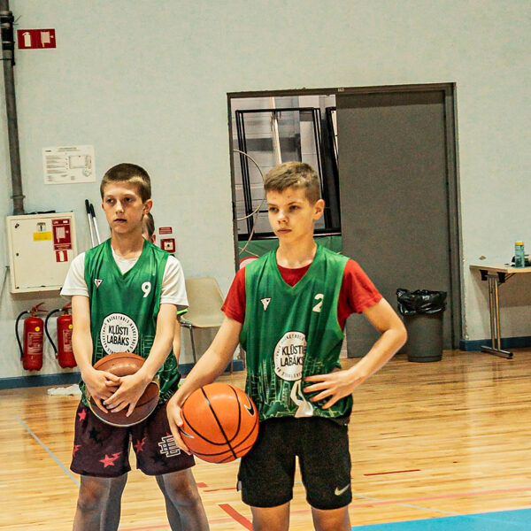 1. basketbola treniņš vasaras sezonā