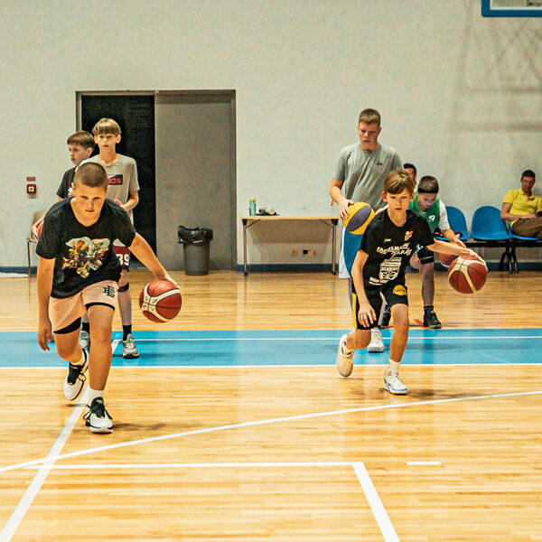 1. basketbola treniņš vasaras sezonā