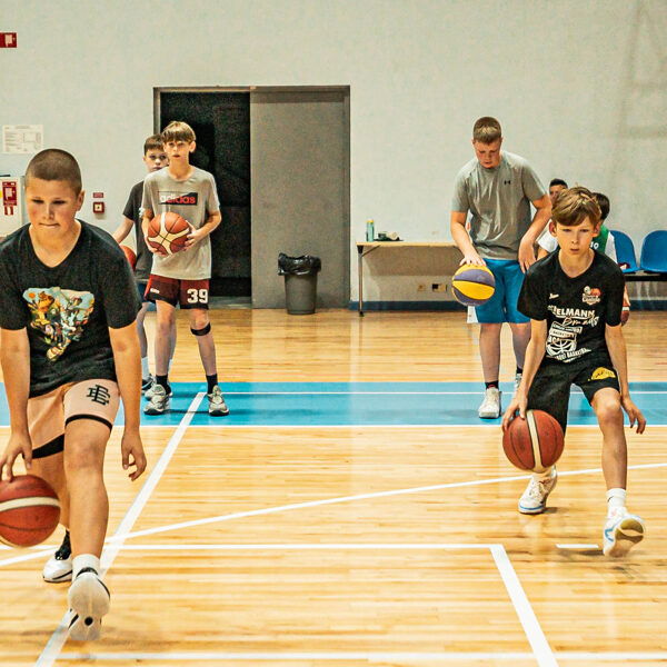 1. basketbola treniņš vasaras sezonā