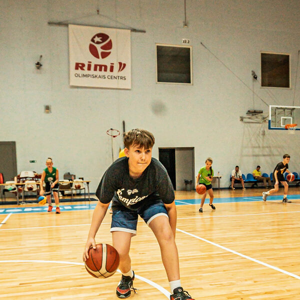 1. basketbola treniņš vasaras sezonā