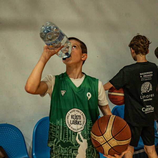 1. basketbola treniņš vasaras sezonā