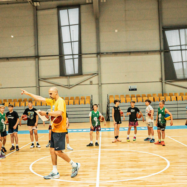 1. basketbola treniņš vasaras sezonā
