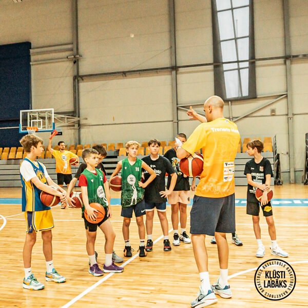 1. basketbola treniņš vasaras sezonā