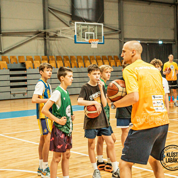 1. basketbola treniņš vasaras sezonā