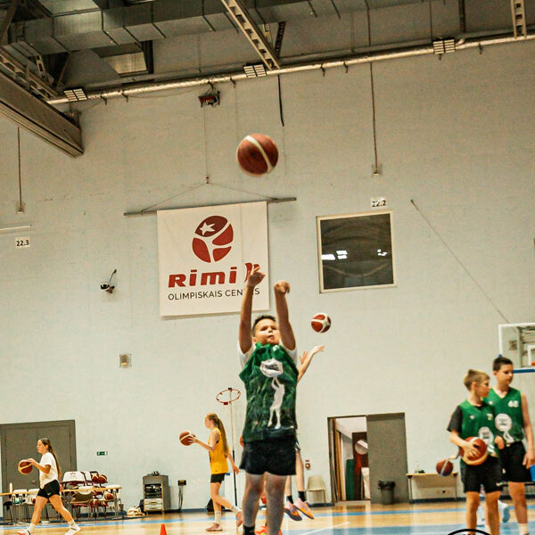 1. basketbola treniņš vasaras sezonā