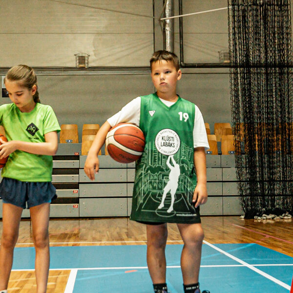 1. basketbola treniņš vasaras sezonā