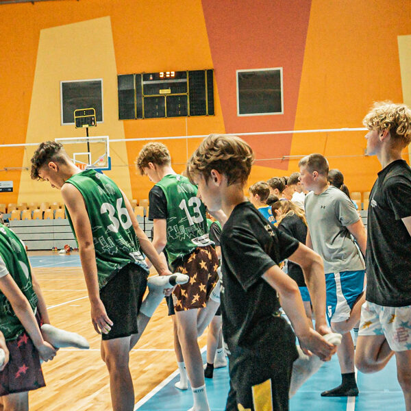 1. basketbola treniņš vasaras sezonā