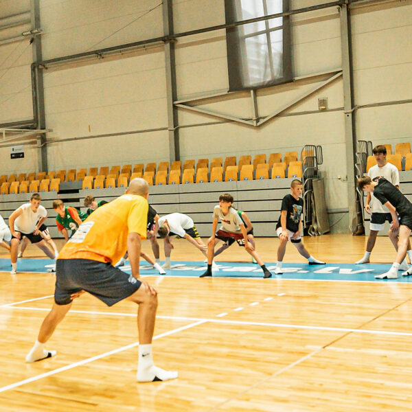 1. basketbola treniņš vasaras sezonā