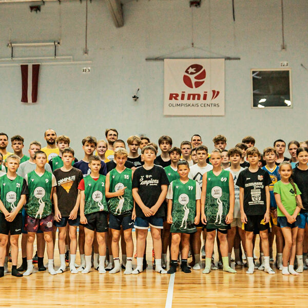 1. basketbola treniņš vasaras sezonā