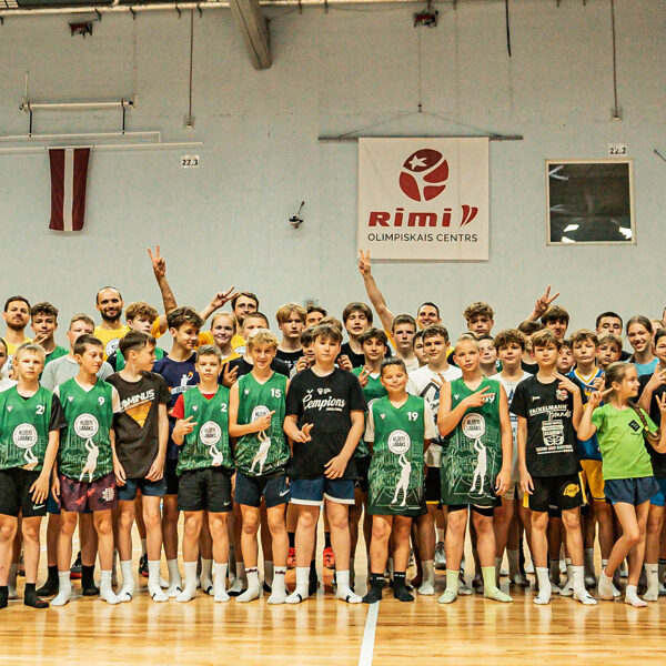 1. basketbola treniņš vasaras sezonā