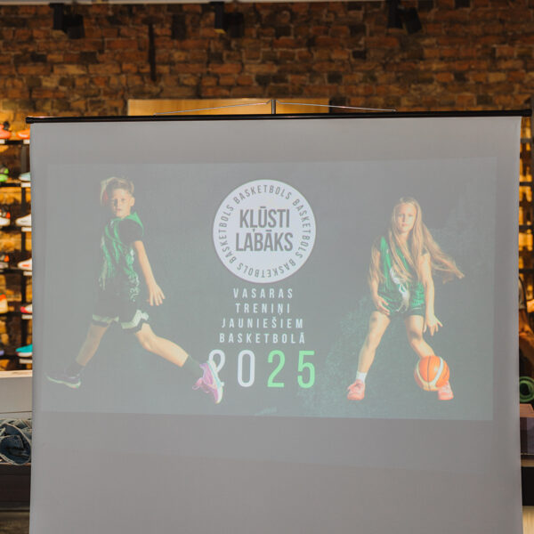Kļūsti Labāks Vasara 2025 prezentācija Ballzy Basketball veikalā Čaka ielā