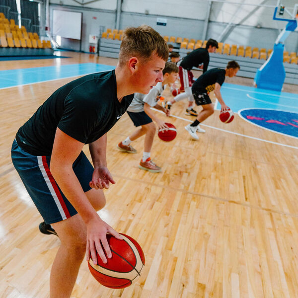 Basketbola treniņš Rimi Olimpiskajā centrā, Rīgā