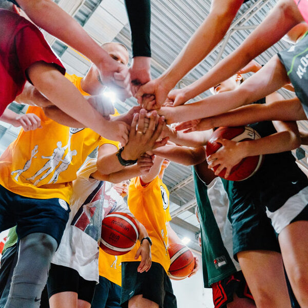 Basketbola treniņš Rimi Olimpiskajā centrā, Rīgā