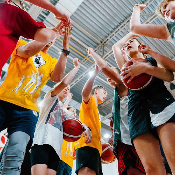 Basketbola treniņš Rimi Olimpiskajā centrā, Rīgā