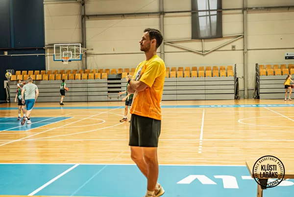 1. basketbola treniņš vasaras sezonā