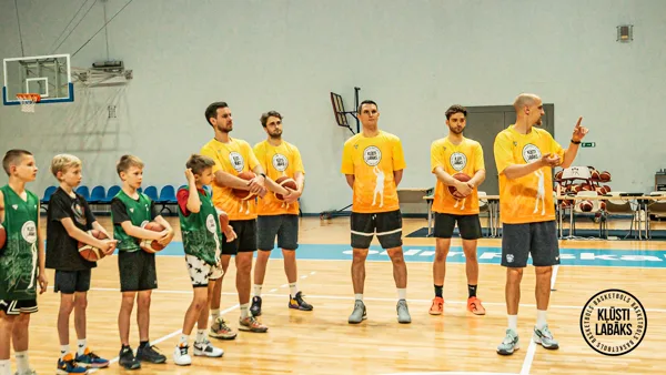 1. basketbola treniņš vasaras sezonā