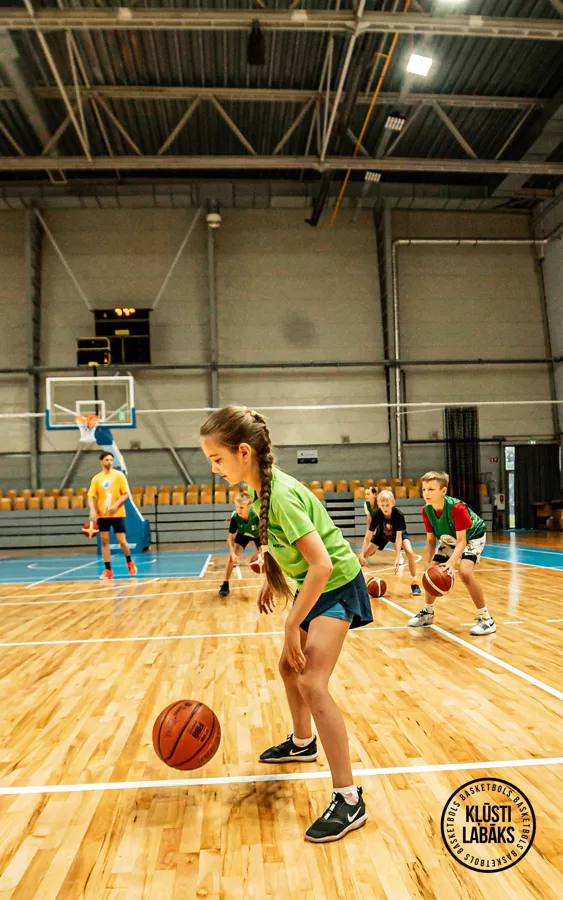1. basketbola treniņš vasaras sezonā