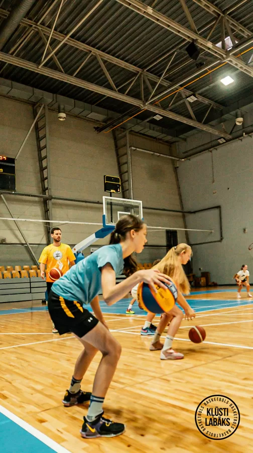 1. basketbola treniņš vasaras sezonā