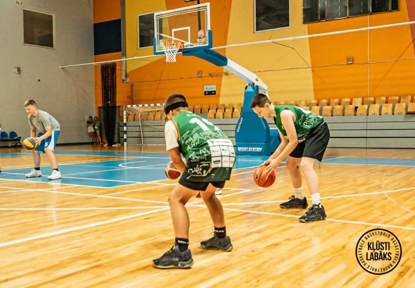 1. basketbola treniņš vasaras sezonā