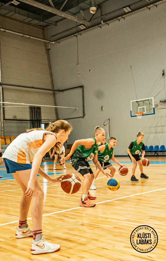 1. basketbola treniņš vasaras sezonā