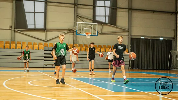 1. basketbola treniņš vasaras sezonā
