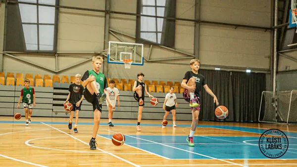 1. basketbola treniņš vasaras sezonā