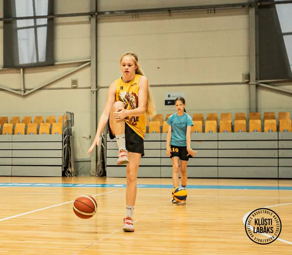 1. basketbola treniņš vasaras sezonā