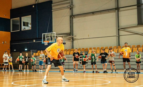 1. basketbola treniņš vasaras sezonā