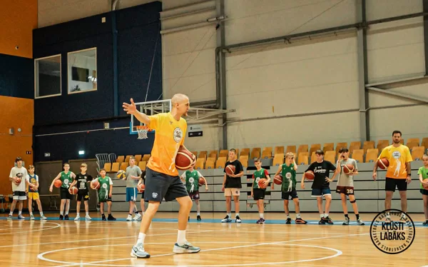1. basketbola treniņš vasaras sezonā