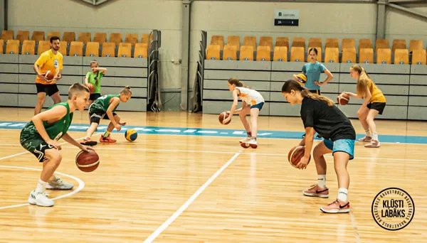 1. basketbola treniņš vasaras sezonā