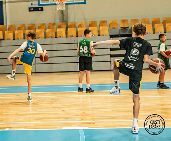 1. basketbola treniņš vasaras sezonā