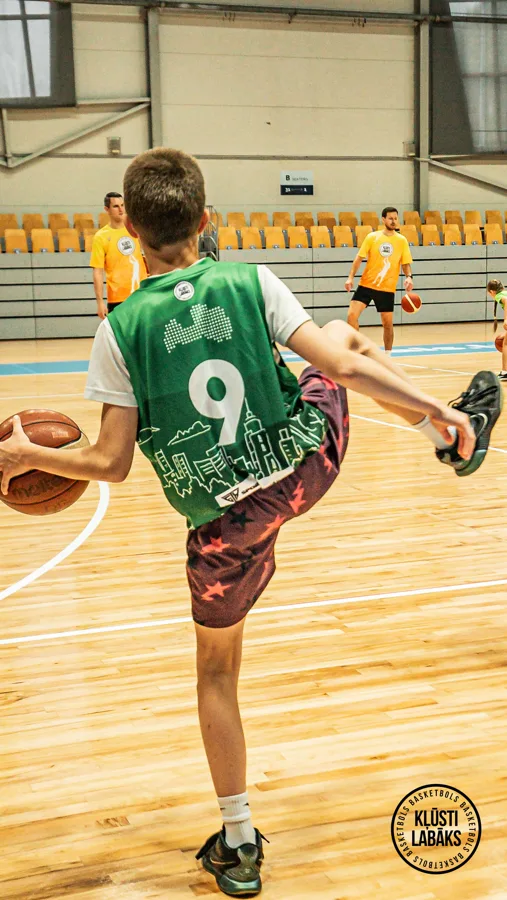 1. basketbola treniņš vasaras sezonā