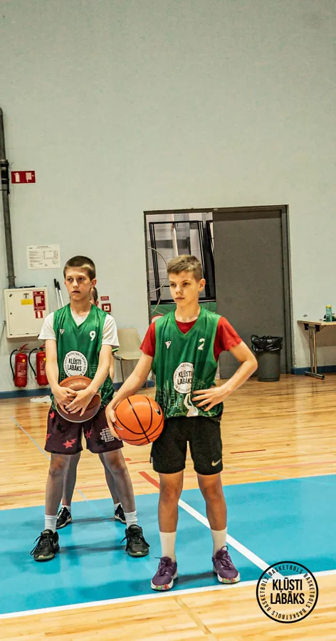1. basketbola treniņš vasaras sezonā