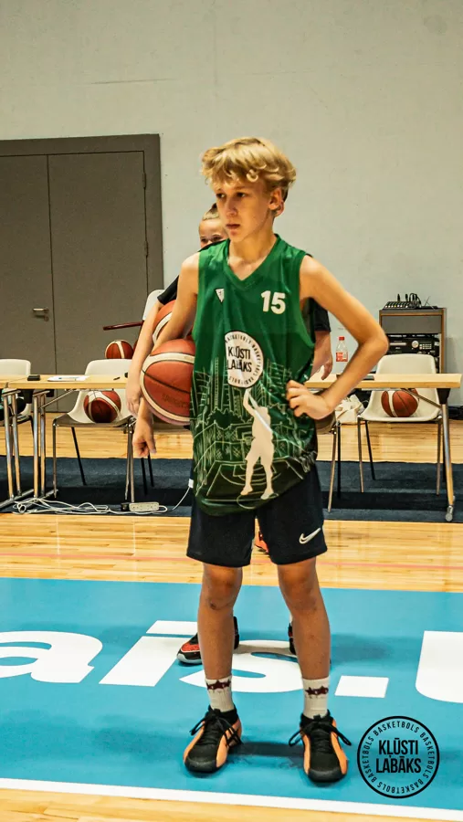 1. basketbola treniņš vasaras sezonā