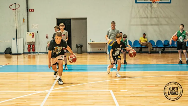 1. basketbola treniņš vasaras sezonā