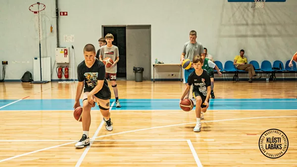 1. basketbola treniņš vasaras sezonā