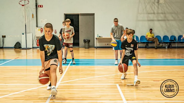1. basketbola treniņš vasaras sezonā
