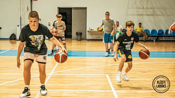 1. basketbola treniņš vasaras sezonā