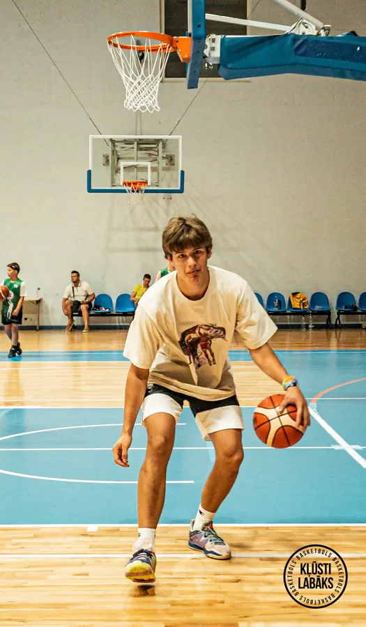 1. basketbola treniņš vasaras sezonā
