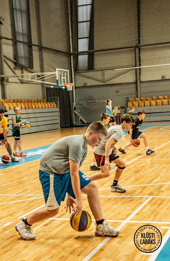1. basketbola treniņš vasaras sezonā